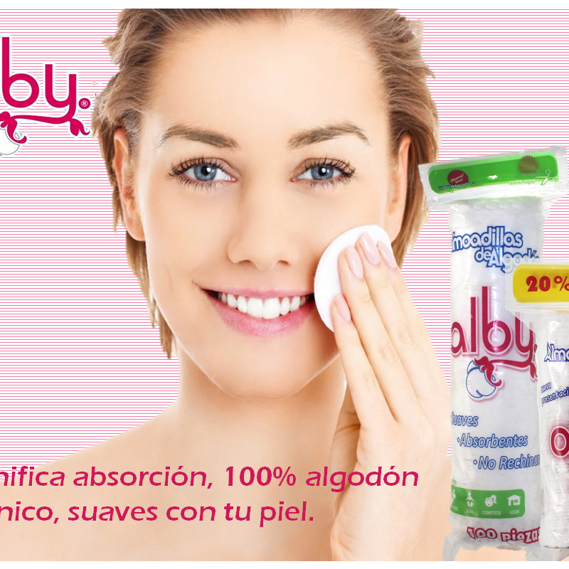 almohadillas de algodón